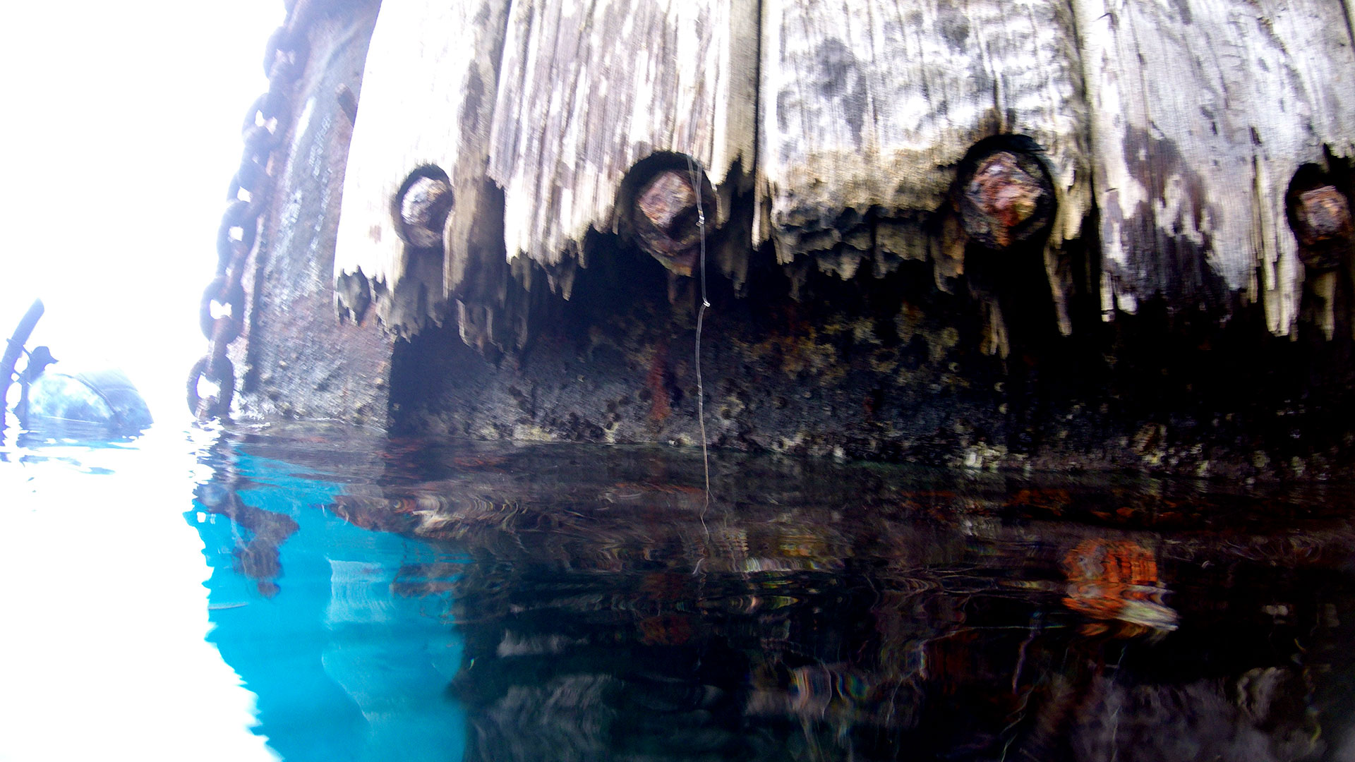 Blue Room Cave Above Water